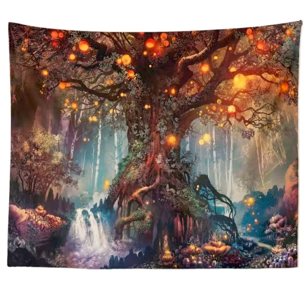 ♥️ TREE WALL HANGING BACKDROP ART DECORATION Lion King animation Whimsical